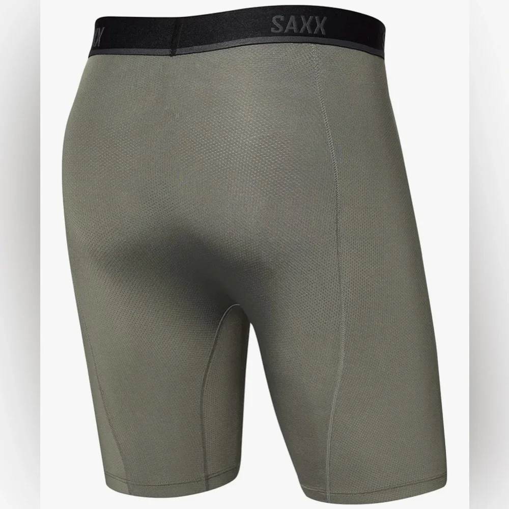 SAXX Ballpark Pouch Kinetic LT. Compression Mesh Long Leg Boxer Brief